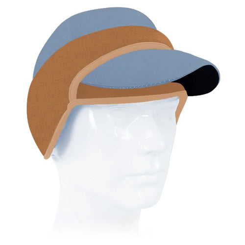 Autumn Winter Outdoor Warm Headband Polar Fleece Duckbill Cap Ear Forehead Protection Band (Without Hat) - Khaki - 1