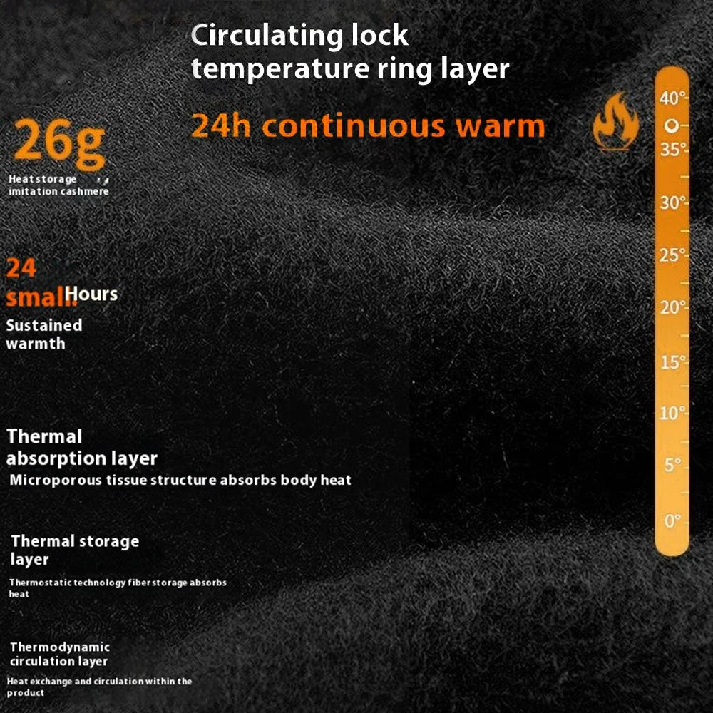 Outdoor Winter Earmuff Headband Faux Cashmere Forehead Protection Cycling Running Warm Hair Band - Black - 4
