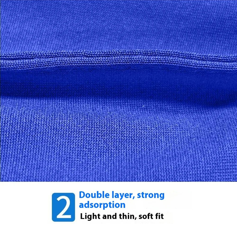 Sports Headband Hair Band Double Layer Wide Milk Fiber Sweatband for Tennis / Fitness / Exercise - MGFD-023 - 5