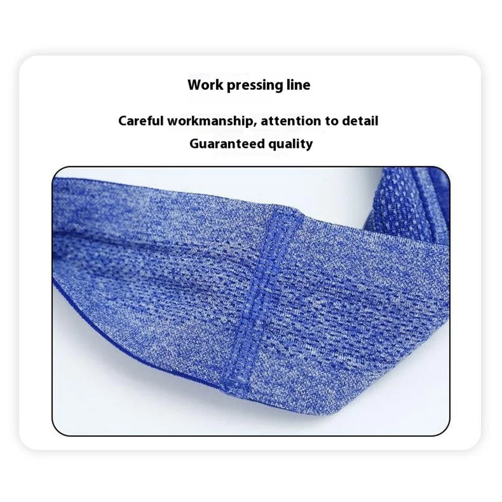 Moisture Wicking Headband for Running  /  Yoga  /  Fitness Non Slip Quick Dry Sports Sweatband - Rose - 4
