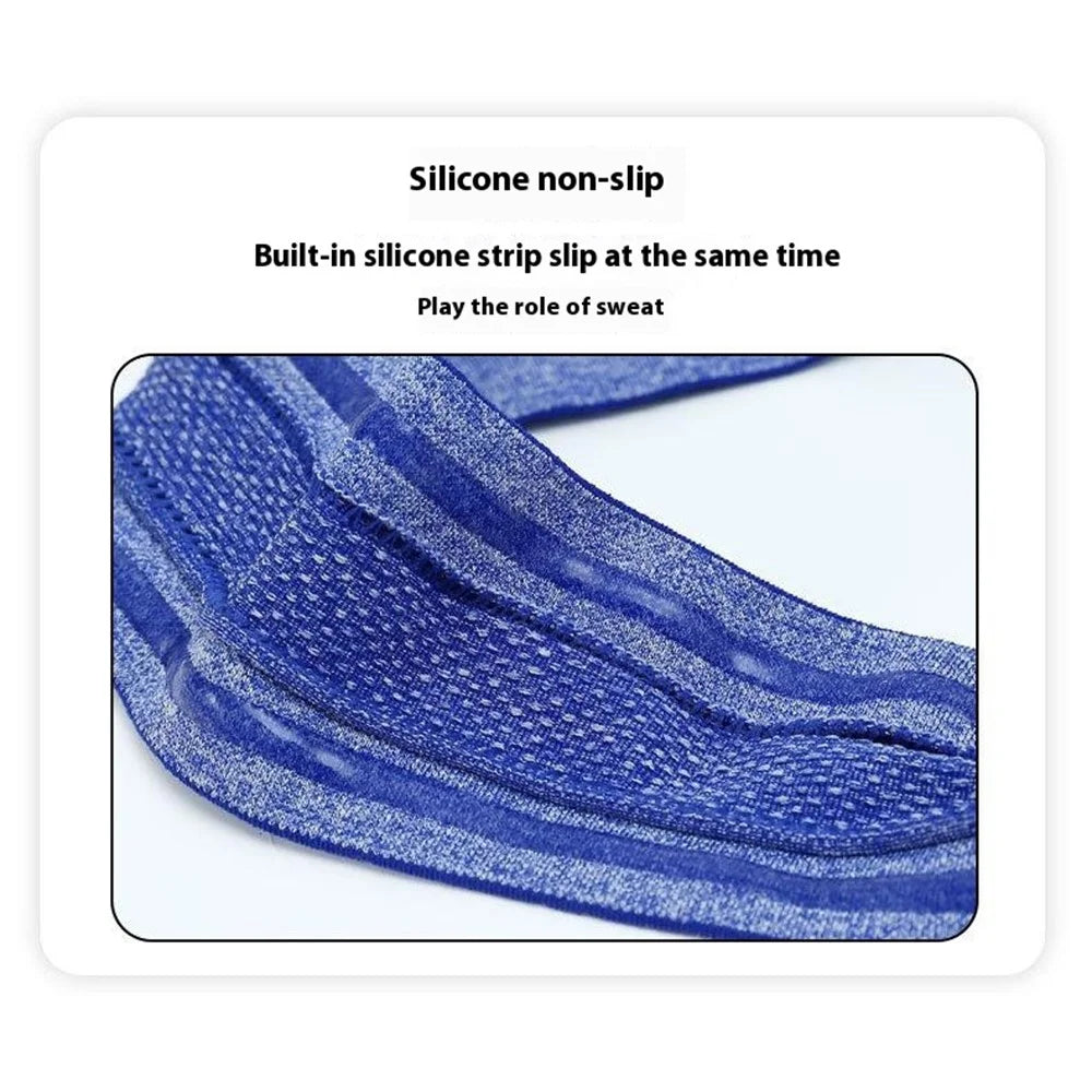 Moisture Wicking Headband for Running  /  Yoga  /  Fitness Non Slip Quick Dry Sports Sweatband - Rose - 5
