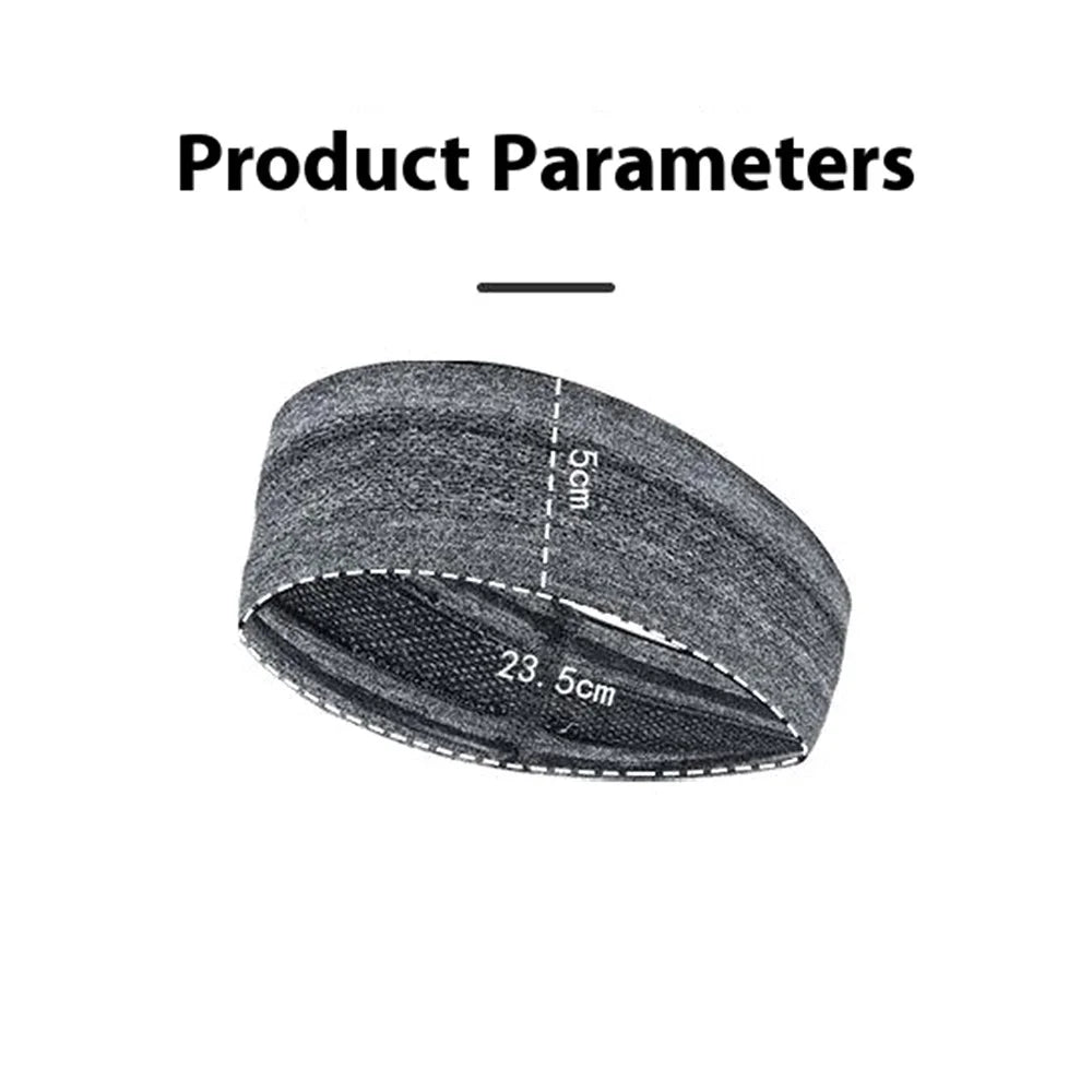 Moisture Wicking Headband for Running  /  Yoga  /  Fitness Non Slip Quick Dry Sports Sweatband - Rose - 7