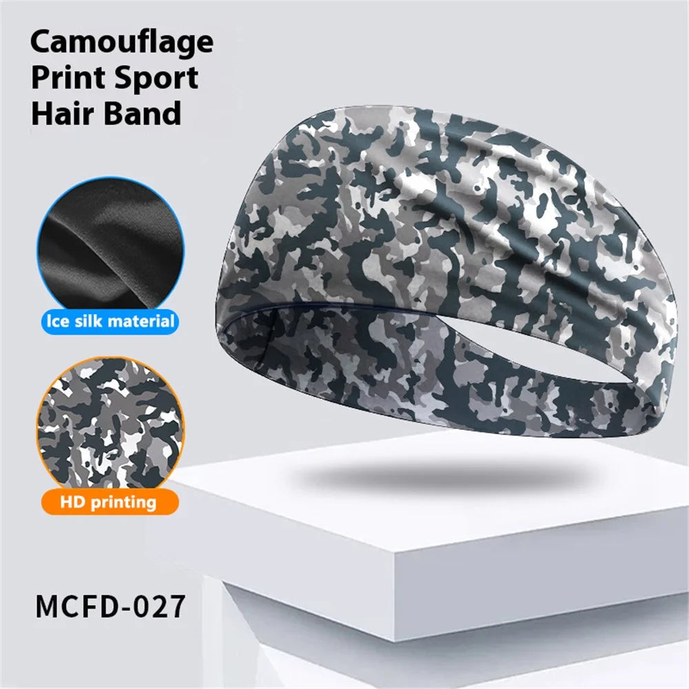 Sweat Wicking Outdoor Sports Wide Headband for Yoga / Cycling / Running Breathable Sweatband - MCFD-027 - 2