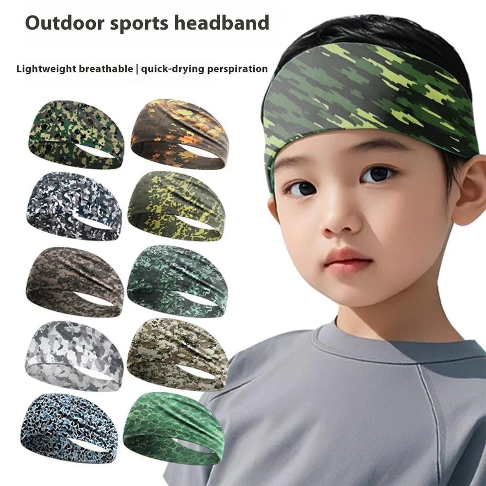 Children's Basketball Headband Breathable Sports Sweatband Running Cooling Ice Silk Headband - MCETFD-027 - 7