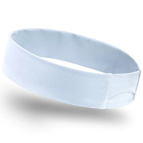 SK026 Unisex Sports Headband Cycling Basketball Running Fitness Yoga Moisture Wicking Elastic Hair Band - Baby Blue - 1