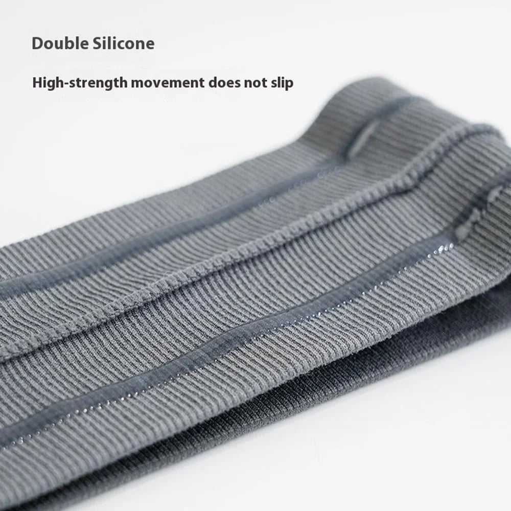 SK025 Sports Headband Yoga Running Basketball Cycling Sweat Wicking Quick Dry Hairband - Grey - 6