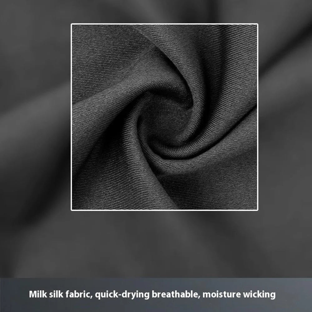 Summer Kids Sports Headband Milk Silk Sweat Wicking Breathable Elastic Hair Band for Running Outdoor Activities - Black - 4