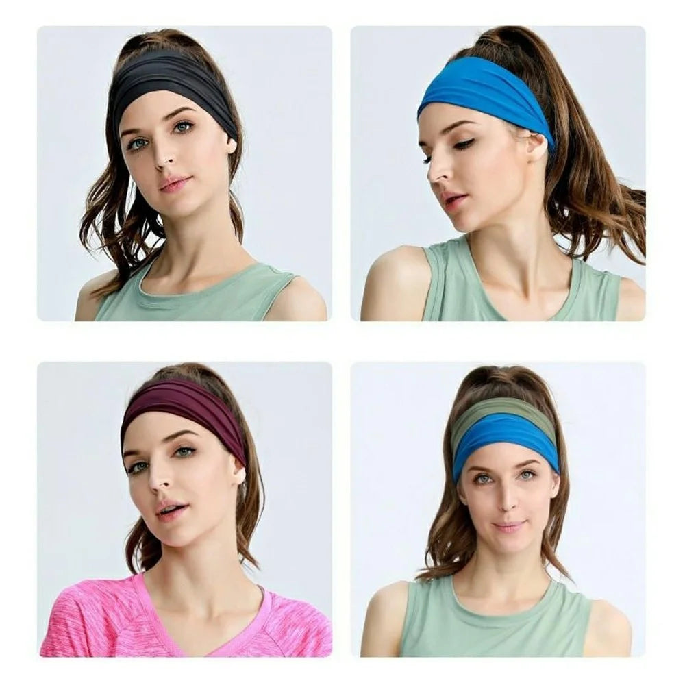 YF-HJ012 Quick Dry Yoga Headband Sweat Absorbing Hairband for Outdoor Sports  /  Fitness  /  Cycling - Driftwood Brown - 7
