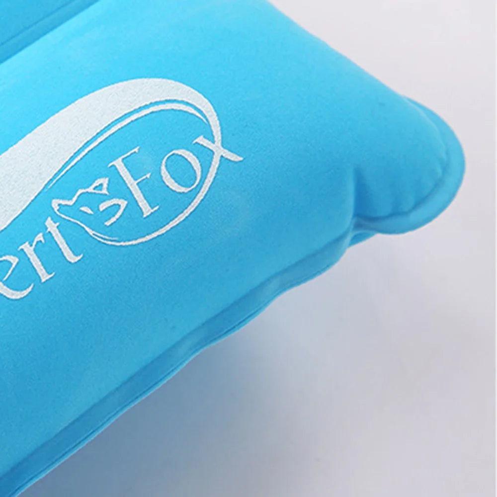 DESERT&FOX Outdoor Ultralight Camping Pillow Inflatable Backpacking Beach Inflating Pillow Ergonomic Design for Afternoon Nap - Baby Blue - 4