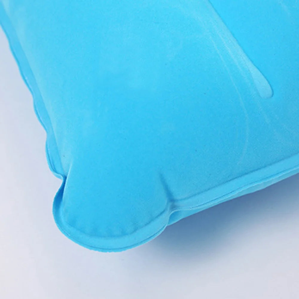 DESERT&FOX Outdoor Ultralight Camping Pillow Inflatable Backpacking Beach Inflating Pillow Ergonomic Design for Afternoon Nap - Baby Blue - 5