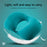 928 Travel Neck Pillow Automatic Inflatable Head Support U-Shaped Ultralight Neck Support for Office Car Rest - Blue - 3