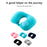 928 Travel Neck Pillow Automatic Inflatable Head Support U-Shaped Ultralight Neck Support for Office Car Rest - Blue - 6