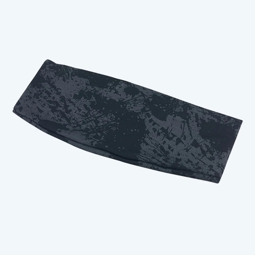TD002 Headband Workout Sweatband Moisture Wicking Head Band Sports Hair Band Sweat-absorbed Headband - Graffiti - 3