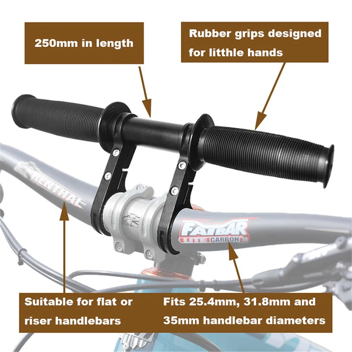 Kids MTB Handlebar Attachment Accessory for Mountain Bike Child Seat - 2