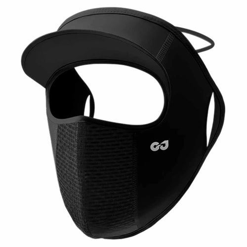 GOLOVEJOY XTJ133 Cycling Sun Hat UV Protective Visor Face Mask Summer Outdoor Face Cover - Black - 1