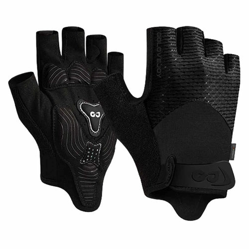 GOLOVEJOY XG78 1 Pair Fitness Men's Gloves Breathable Half Finger Women's Hand Gloves - Black / S - 1