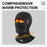 WEST BIKING YP0201430 Balaclava Face Mask Thermal Soft Fleece Neck Gaiter Windproof Scarf - 3