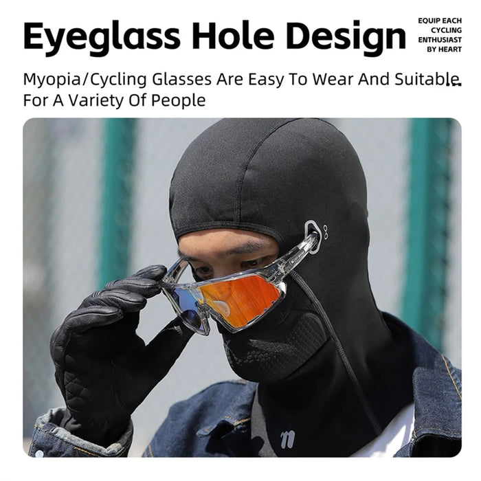 WEST BIKING YP0201430 Balaclava Face Mask Thermal Soft Fleece Neck Gaiter Windproof Scarf - 5