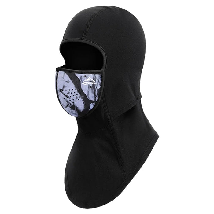 GOLOVEJOY DTJ47 Winter Windproof Magnetic Face Mask Balaclava Headwear Thermal Neck Gaiter - Snow Legend / L - 1