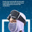 GOLOVEJOY DTJ47 Winter Windproof Magnetic Face Mask Balaclava Headwear Thermal Neck Gaiter - Snow Legend / L - 5