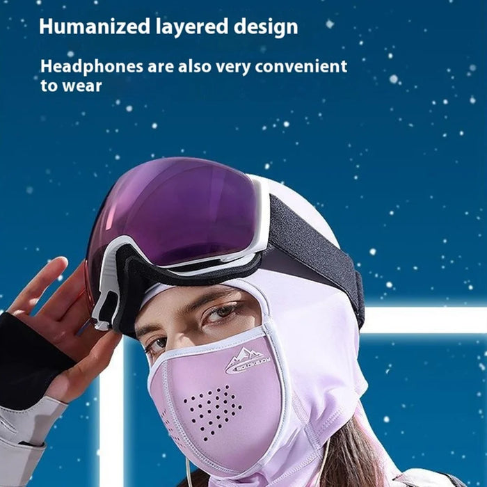 GOLOVEJOY DTJ47 Winter Windproof Magnetic Face Mask Balaclava Headwear Thermal Neck Gaiter - Snow Legend / L - 6