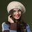 GOLOVEJOY DMZ103 Solid Color Winter Wool Warm Hat Elastic Knitted Beret Cap - Beige - 2