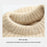 GOLOVEJOY DMZ103 Solid Color Winter Wool Warm Hat Elastic Knitted Beret Cap - Beige - 3