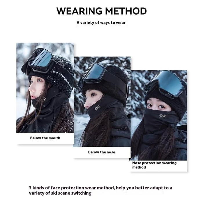 GOLOVEJOY DTJ52 Winter Ski Face Mask Quick-Dry Windproof Warm Headgear for Outdoor Cycling, Men and Women - 6