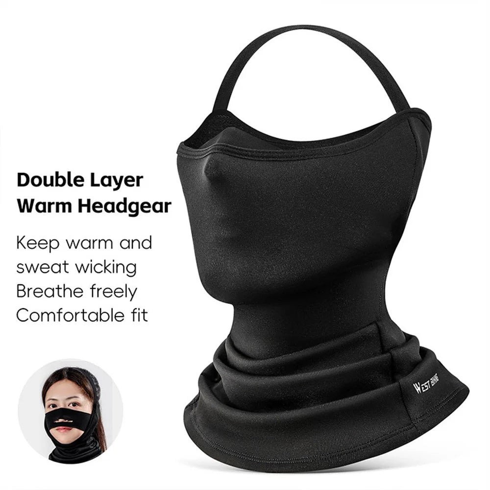 WEST BIKING YP0201434 Winter Outdoor Neck Gaiter Mask Warm Cycling Hiking Skiing Face Cover - 2