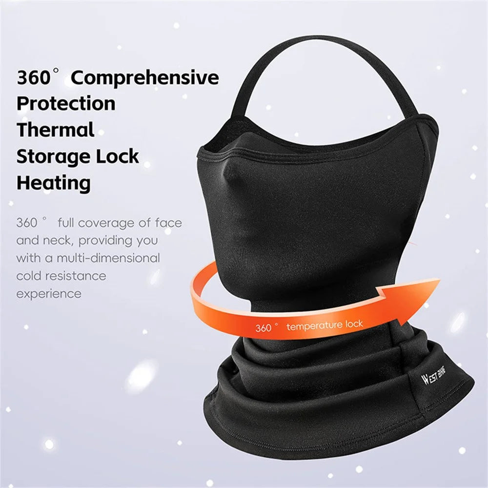 WEST BIKING YP0201434 Winter Outdoor Neck Gaiter Mask Warm Cycling Hiking Skiing Face Cover - 3