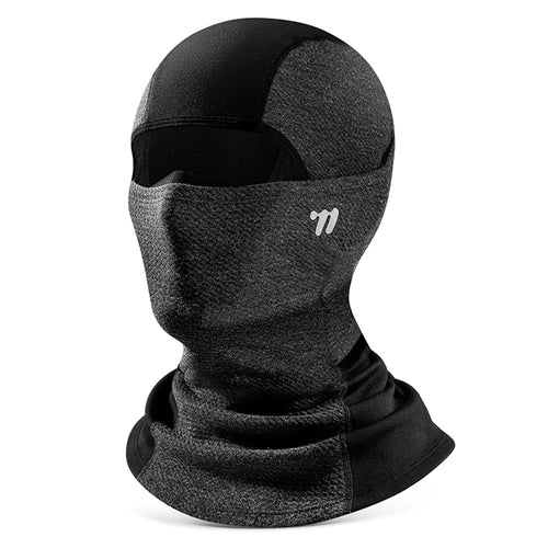 WEST BIKING YP0201448 Winter Outdoor Cycling Skiing Headgear Warm Windproof Face Neck Cover - Black+Grey - 1