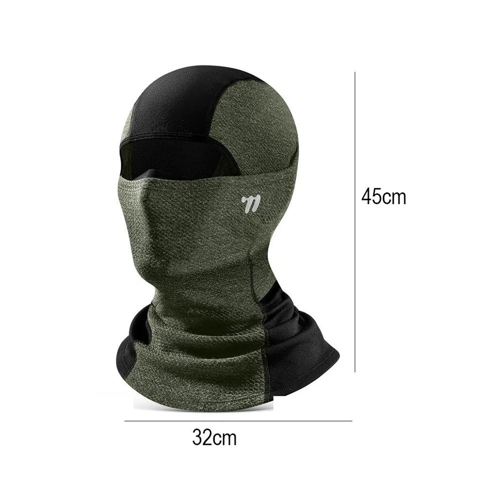 WEST BIKING YP0201448 Winter Outdoor Cycling Skiing Headgear Warm Windproof Face Neck Cover - Black+Grey - 6