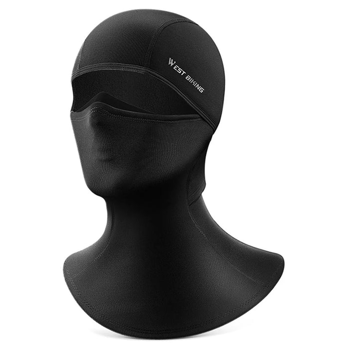 WEST BIKING YP0201432 Winter Outdoor Cycling Skiing Headgear Windproof Warm Face Neck Cover - Black - 1