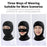 WEST BIKING YP0201433 Winter Windproof Cycling Skiing Headgear Warm Face Neck Cover - Black - 3