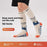 GOLOVEJOY DRWZ08 Middle Tube Ski Socks for Children Autumn Winter Compression Sports Socks - White / Size 34-38 - 2