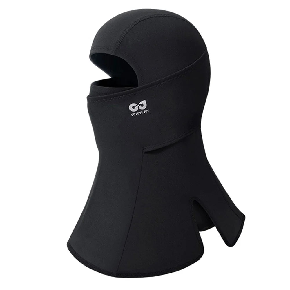 GOLOVEJOY DTJ55 Winter Thermal Balaclava Face Mask with Nose Openin for Skiing and Cycling, Black - 1
