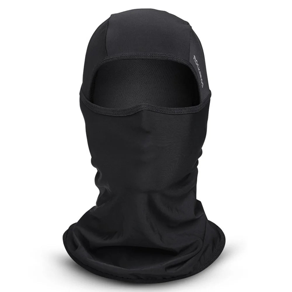 ROCKBROS LF7162 Summer Anti-UV Ice Silk Balaclava Full Face Mask Neck Gaiter for Outdoor Cycling Fishing - Black - 1