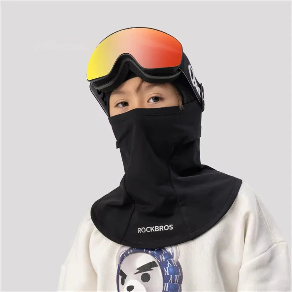 ROCKBROS 13230040 / YPP105 Kids Winter Cycling Skiing Headwear Head Balaclava Warm Face Neck Cover - S - 7