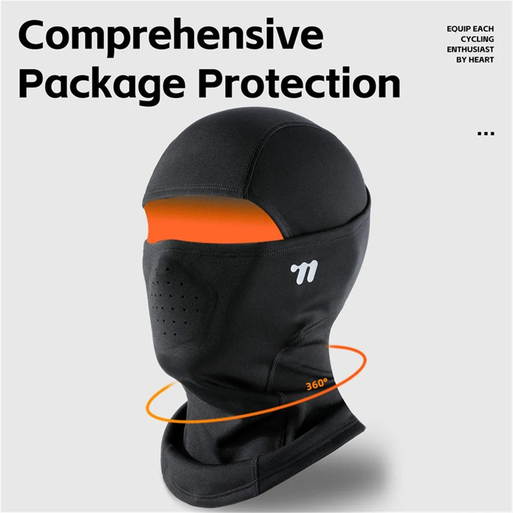 WEST BIKING YP0201447 Warm Mask Bike Cycling Hood Face Cover Outdoor Windproof Elastic Velvet Headwear - 3