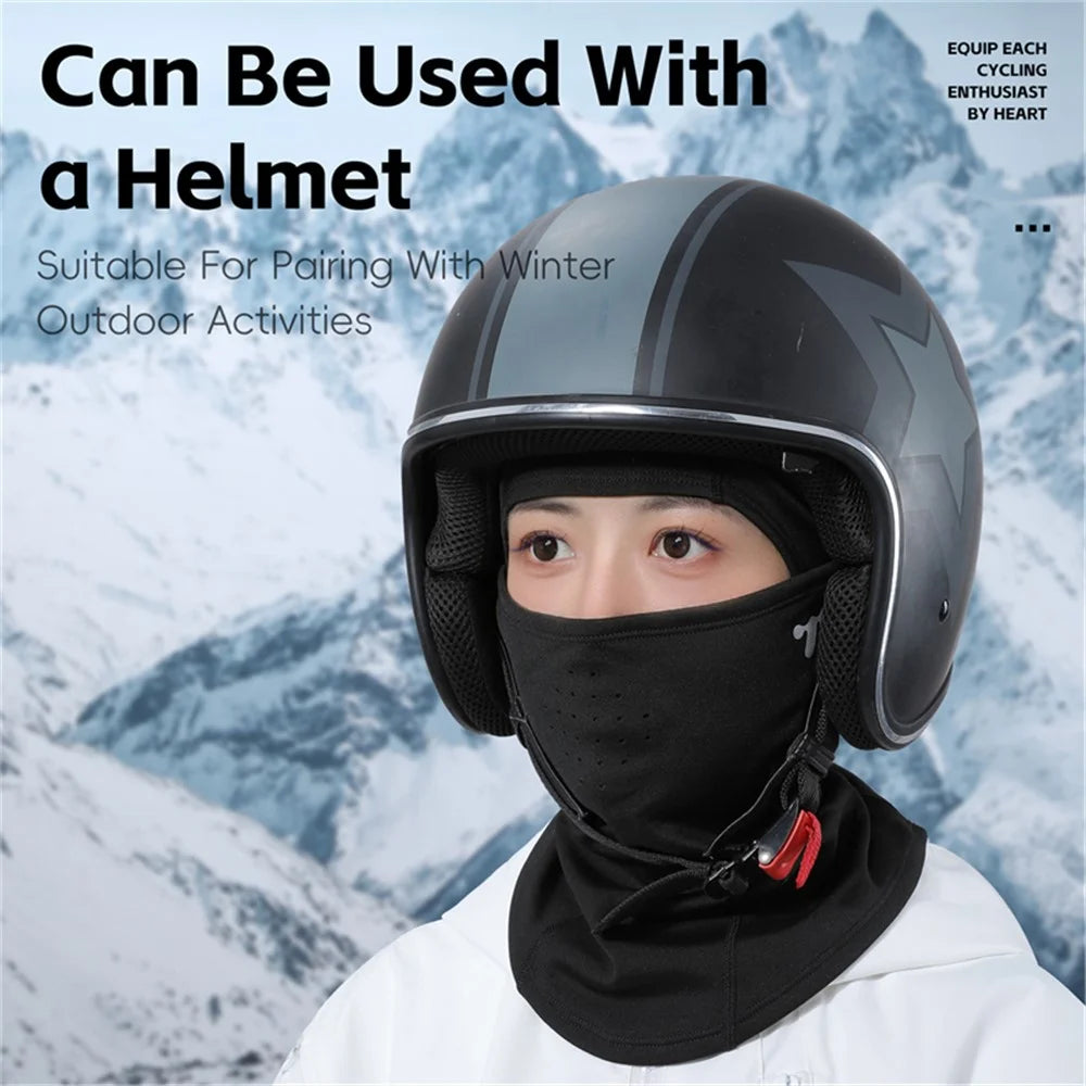 WEST BIKING YP0201447 Warm Mask Bike Cycling Hood Face Cover Outdoor Windproof Elastic Velvet Headwear - 6