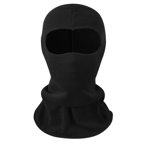 Winter Warm Balaclava Mask Bike Cycling Hood Face Neck Cover Windproof Headwear - Black - 1