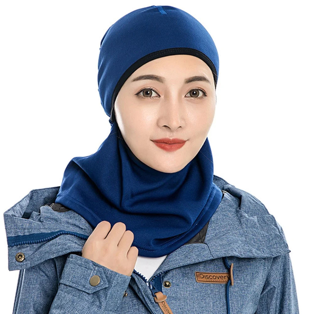 Winter Warm Balaclava Mask Bike Motorcycle Face Neck Cover Windproof Headwear - Sapphire - 2