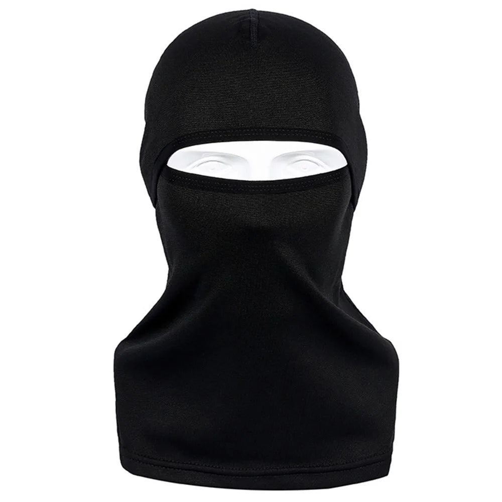 Autumn Winter Warm Balaclava Windproof Full Face Cover Mask for Cycling Hiking - Black - 1