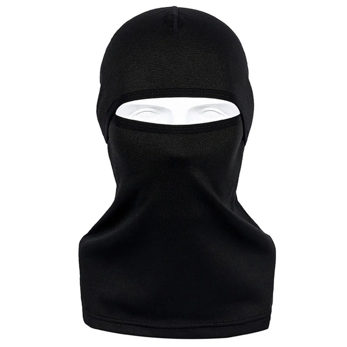 Autumn Winter Warm Balaclava Windproof Full Face Cover Mask for Cycling Hiking - Black - 1