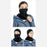 Autumn Winter Warm Balaclava Windproof Full Face Cover Mask for Cycling Hiking - Black - 2