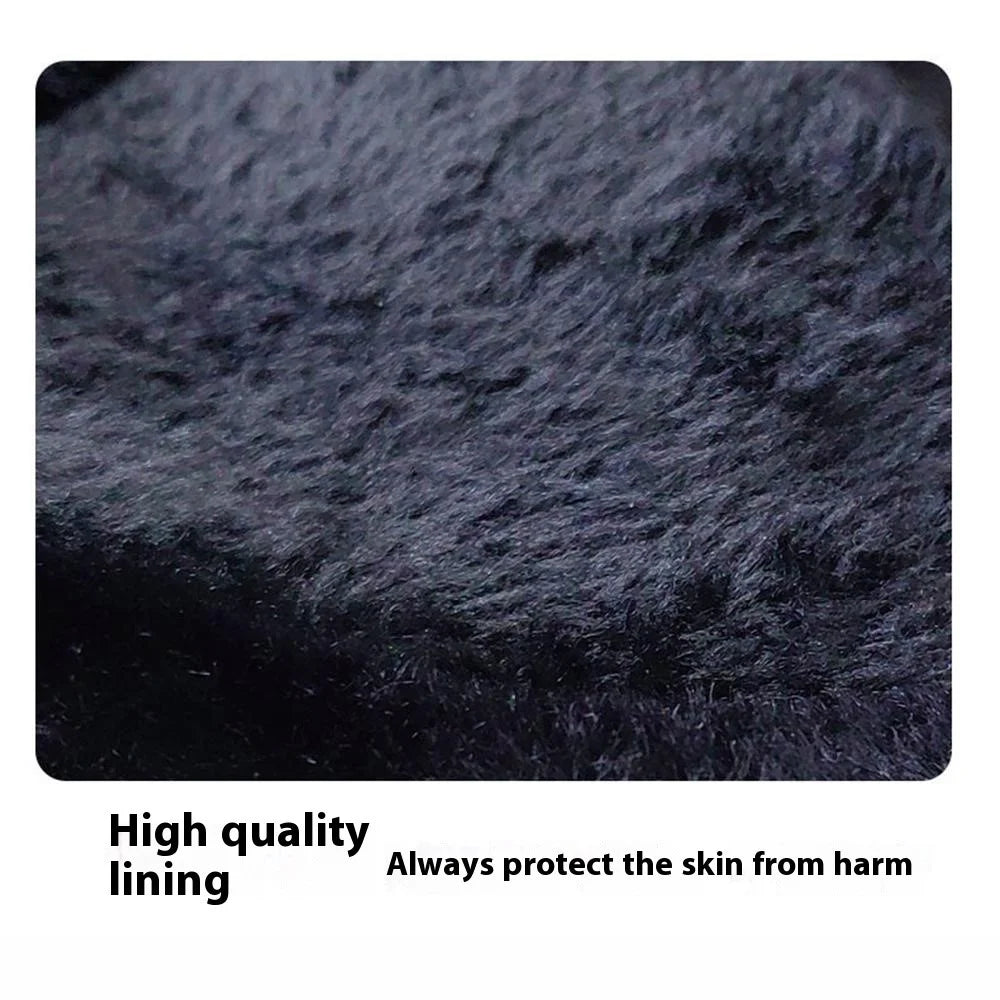 Men Women Winter Warm Earmuff Outdoor Cycling Polar Fleece Windproof Ear Protection Cover - Black - 5
