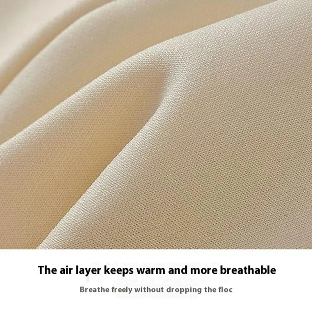 GOLOVEJOY Winter Warm Face Mask Windproof 3D Mask with Adjustable Ear Loops for Women - Beige - 4