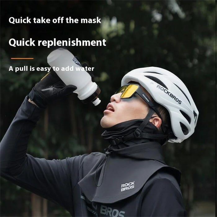 ROCKBROS 13240015 YPP108 Cycling Balaclava Motorcycle Ski Face Mask Double Layer Windproof Warm Neck Cover - 2