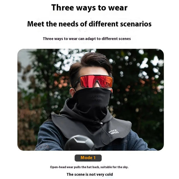 ROCKBROS 13240015 YPP108 Cycling Balaclava Motorcycle Ski Face Mask Double Layer Windproof Warm Neck Cover - 7