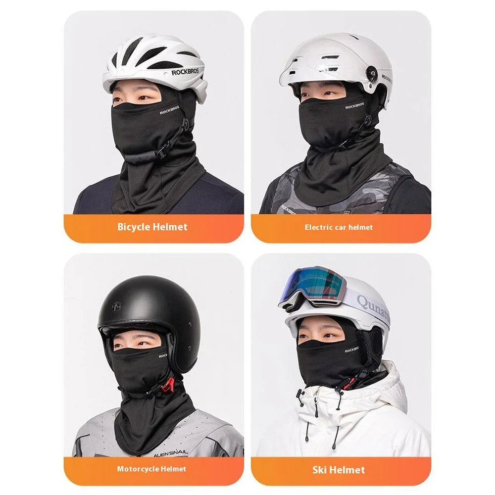 ROCKBROS 13240016 LF71241 Winter Cycling Ski Balaclava Full Face Windproof Fleece Mask Neck Warmer - 6